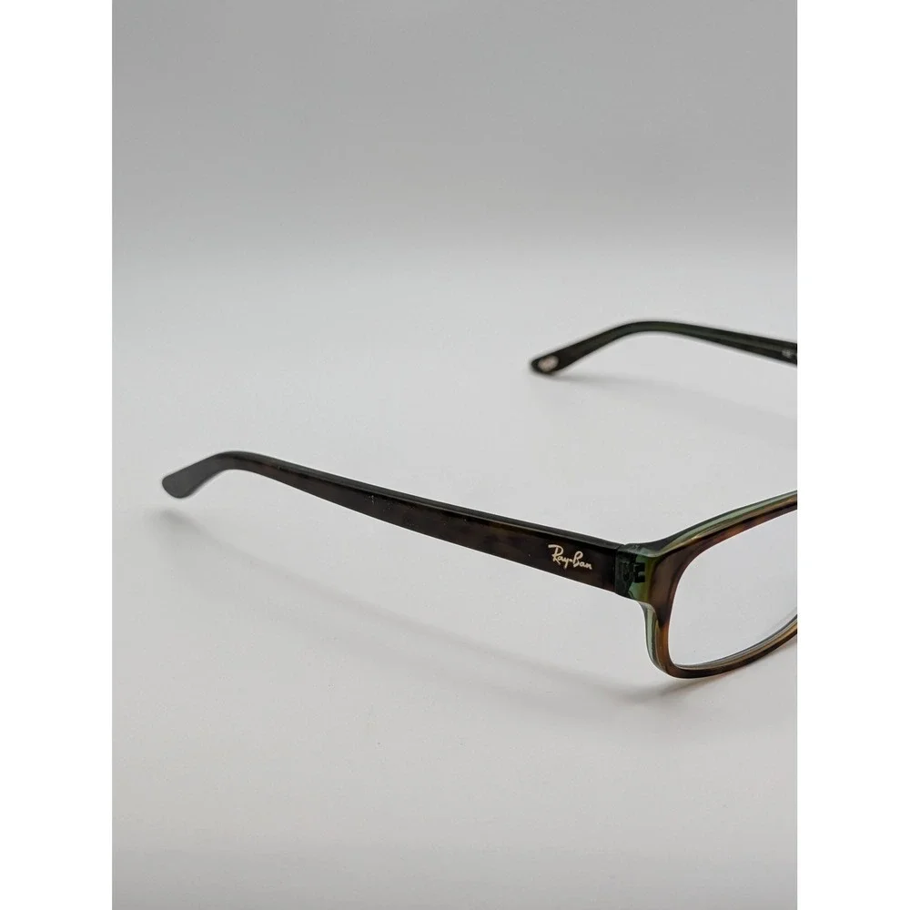 Rayban RB 5187 2445 Tortoise Green Rectangular Eyeglasses Frames 52-16-140